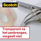 Plakband Scotch Crystal 600 19mmx7.5m tr 2+1 disp - afbeelding 3