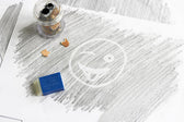 Gum edding R20 met kunststof blauwen houder 2st - afbeelding 5