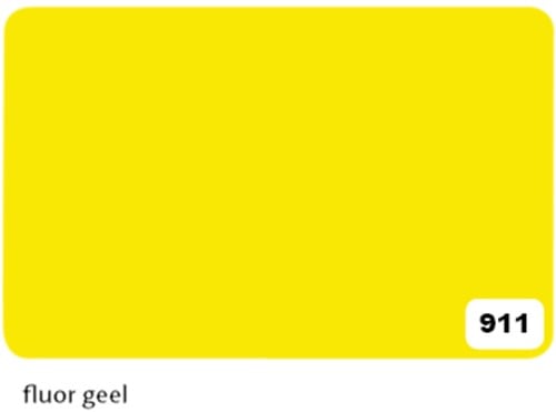 Etalagekarton geel fluor 400 g/m2 680x480 mm mat