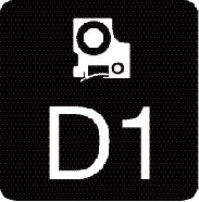 Labeltape Dymo LabelManager D1 polyester 19mm wit