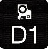 Labeltape Dymo LabelManager D1 polyester 19mm bl - afbeelding 2
