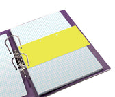 Scheidingsstrook Oxford duo 240x105mm geel 60st - afbeelding 2
