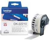 Etiket Brother DK22210 doorlopend 29mm 30m wit