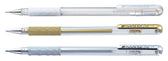 Gelschrijver Pentel K118 Grip M wit - afbeelding 2