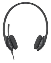 Headset Logitech H340 On Ear USB zwart