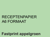 Receptpapier Fastprint A6 80gr appelgroen