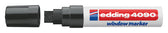 Krijtstift edding 4090 window blok 4-15mm zwart - afbeelding 2