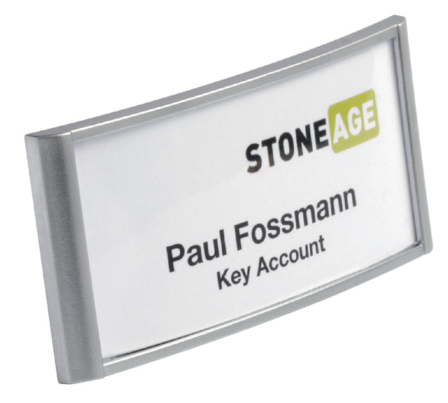 Badge Durable 8540 classic magneet 30x65mm zgs
