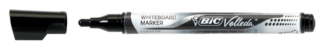 Whiteboardmarker Bic liquid rond M zwart