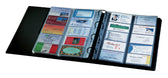 Visitekaartmap Sigel 400krt 90x58mm zwart - afbeelding 2