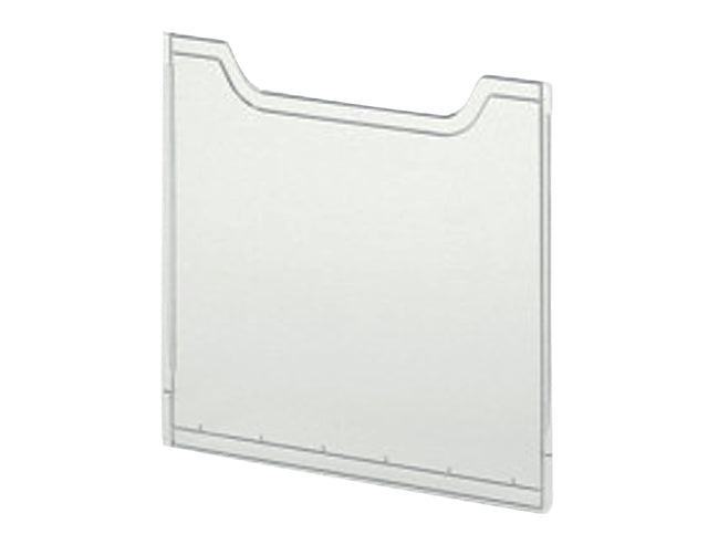 Afdekplaat Exacompta folderhouder A4 stnd hglas