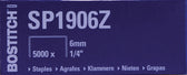 Nieten Bostitch SP1906Z STL 6mm rechte rug 5000st