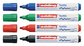 Textielmarker edding 4500 rond 2-3mm rood - afbeelding 2
