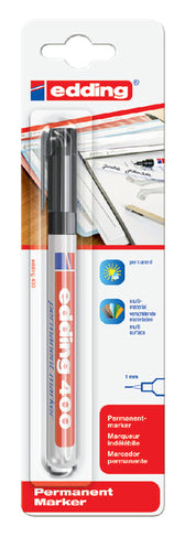 Viltstift edding 400 rond 1mm zwart