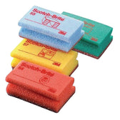 Schuurspons Scotch -Brite delicaat 70x133mm rood - afbeelding 2