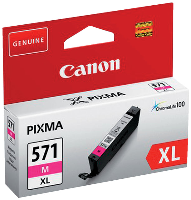 Inktcartridge Canon CLI-571XL rood