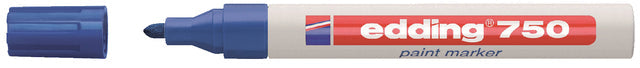 Paintmarker edding 750 oliebasis 2-4mm blauw