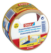 Tapijttape tesa Uni 5mx50mm dubbelzijdig wit