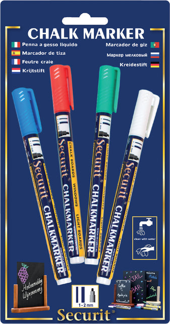 Krijtstift Securit SMA-100 rond ass 1-2mm