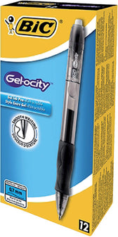 Gelschrijver Bic Gelocity M zwart - afbeelding 3
