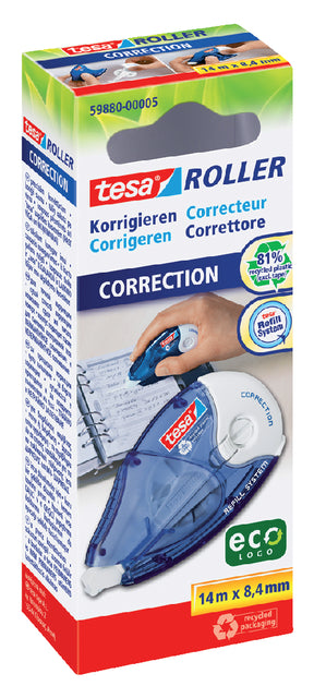 Correctietape tesa eco 8.4mm navulbaar hang