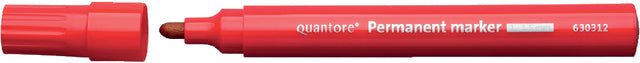 Viltstift Quantore perm rond 1-1.5mm rood