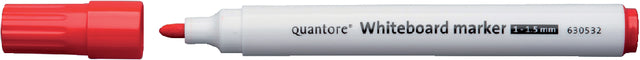 Whiteboardmarker Quantore whiteb rond 1-1.5mm rood