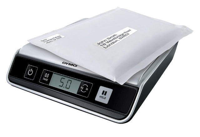 Pakketweger Dymo M10 digitaal tot 10kg zilver/zw