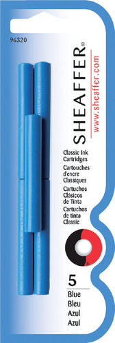 Inktpatroon Sheaffer skrip classic blauw