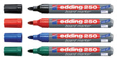 Whiteboardmarker edding 250 rond 1.5-3mm rood - afbeelding 2