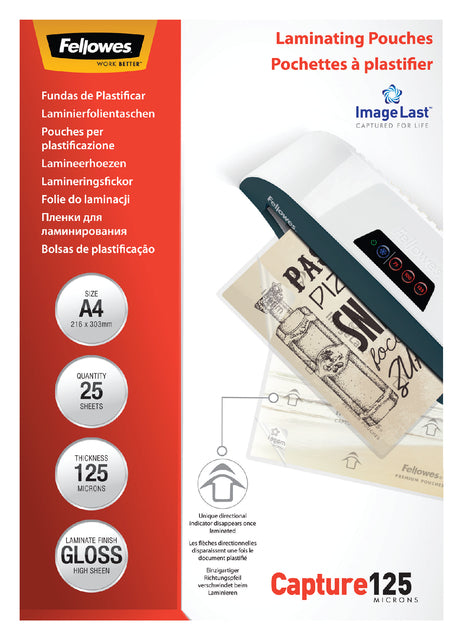 Lamineerhoes Fellowes A4 2x125micron