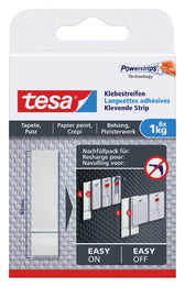 Kleefstrips tesa behang en pleisterwerk 1kg wit