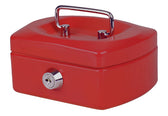 Geldkist Pavo met muntgleuf 125x95x60mm rood - afbeelding 3