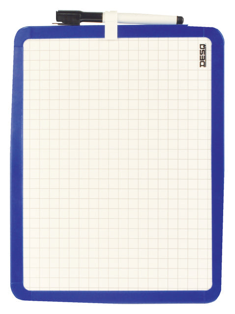 Whiteboard Desq dubbel 21x28cm + marker