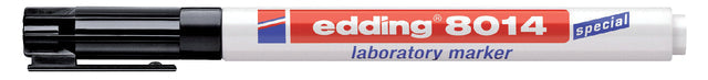 Viltstift edding 8014 lab rond 1mm zwart
