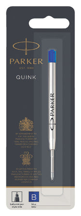 Balpenvulling Parker Quink breed blauw