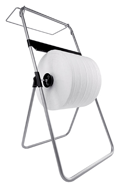 Poetspapierdispenser Satino CR1 zilver 332370