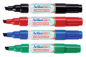 Viltstift Artline 30 schuin 2-5mm blauw - afbeelding 2