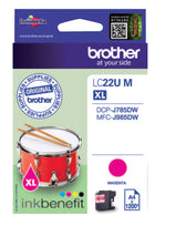 Inktcartridge Brother LC-22UM rood - afbeelding 2