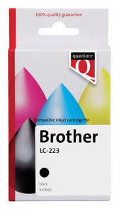 Inktcartridge Quantore Brother Lc-223 zwart