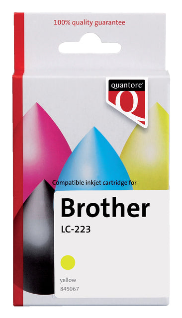 Inktcartridge Quantore Brother Lc-223 geel