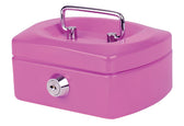 Geldkist Pavo met muntgleuf 125x95x60mm roze - afbeelding 3