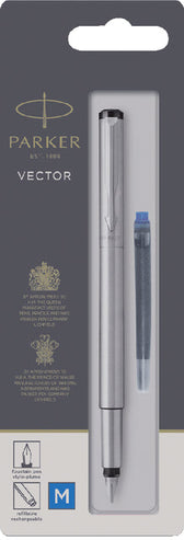 Vulpen Parker Vector M roestvrij staal