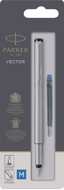 Vulpen Parker Vector M roestvrij staal