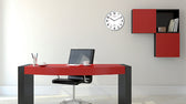 Wandklok Unilux Aria dia 28.5cm zilvergrijs/wit - afbeelding 2