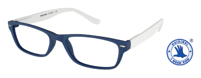 Leesbril I Need You +1.50dpt Feeling blauw-wit