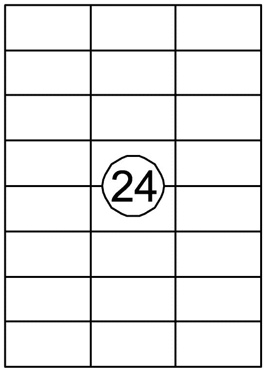 Etiket Quantore 70x37mm 360st