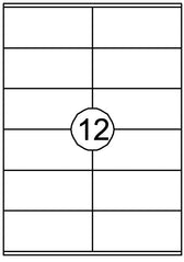 Etiket Quantore 105x48mm 1200st