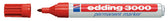 Viltstift edding 3000 rond 1.5-3mm rood - afbeelding 2