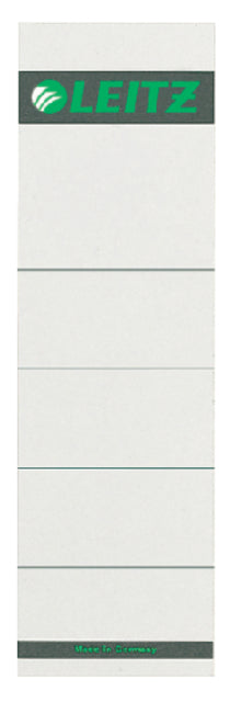 Rug-insteekkaart Leitz breed 57x191mm karton grijs